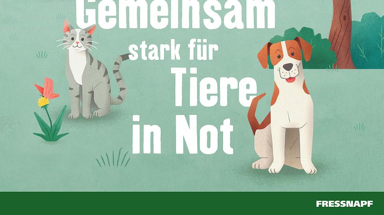 Mit unserer Initiative „Tierisch engagiert“ bündeln wir den gemeinsamen Einsatz von Kunden und Unternehmen unter dem Motto: „Gemeinsam stark für Tiere in Not“