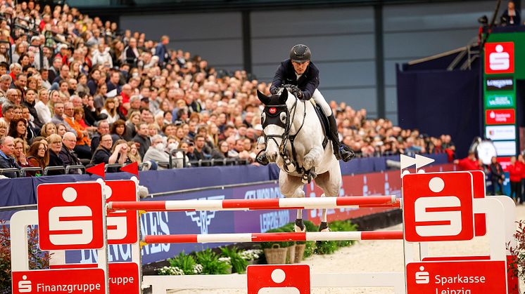 Gerrit Nieberg und Blues D’Aveline CH kommen wieder zur PARTNER PFERD nach Leipzig - Foto: Sportfotos-Lafrentz.de