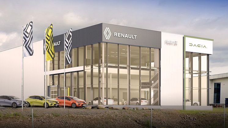 Bilhall för Renault och Dacia i Värnamo