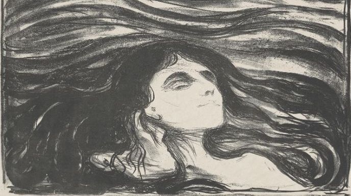 Edvard Munch: On the Waves of Love (1896). Photo: Munchmuseet