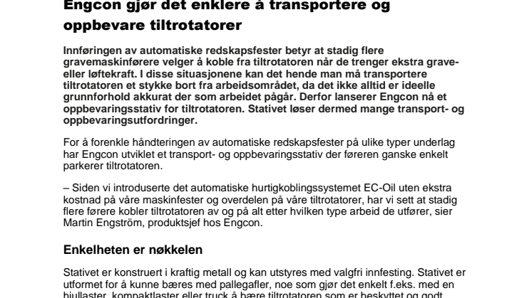 071021_press_Engcon gjør det enklere å transportere og oppbevare tiltrotatorer