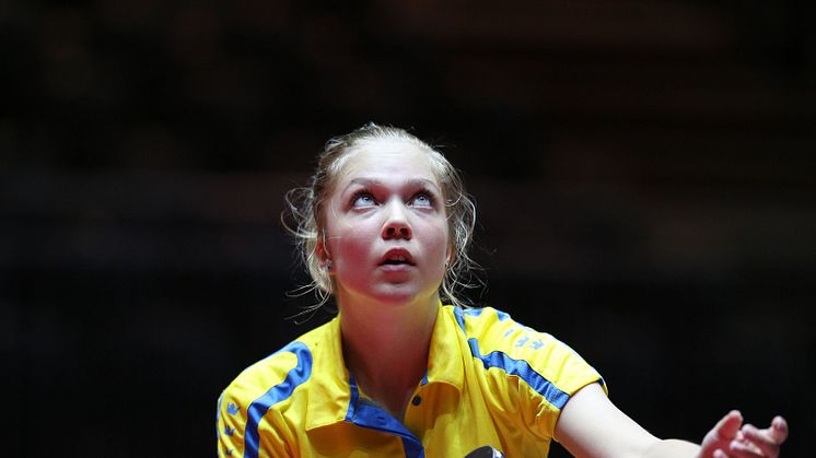 SM i bordtennis. Christina Källberg. Foto: SBTF/ITTF 