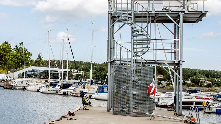 Utrymningstorn, Rindö hamn