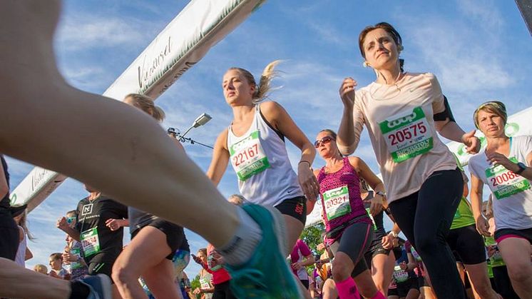 16 500 tjejer deltar i Vårruset Stockholm idag och i morgon