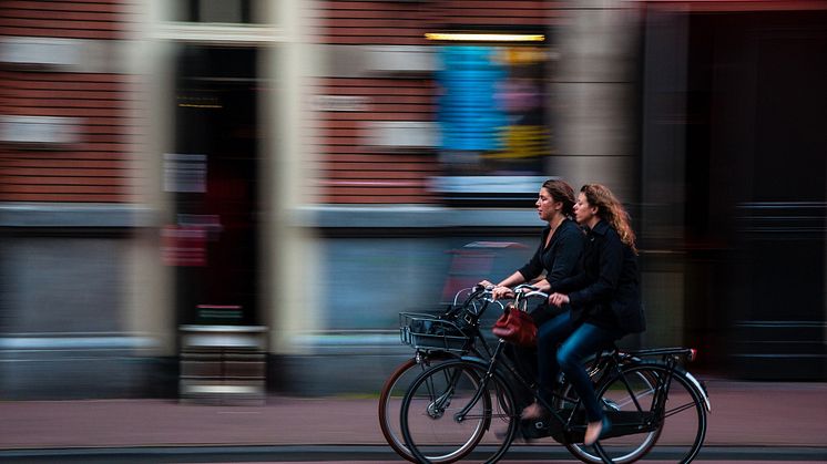 Med cykeln tar man sig fram snabbt, enkelt och hållbart.        Foto: pixabay.com