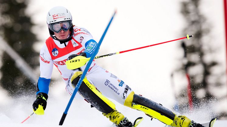 Programmet för SM-veckan Luleå/Boden är klart. De alpina tävlingarna i Storklinten körs 25-26 mars. På bilden: Kristoffer Jakobssen, SKALP.  Foto: Nils Jakobsson / BILDBYRÅN