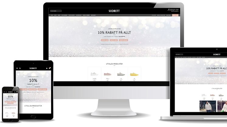 Scorett lanserar ny e-handel för en förbättrad kundupplevelse