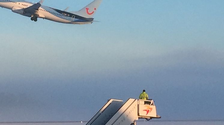 Passagerarantalet går uppåt för Norrköping Airport