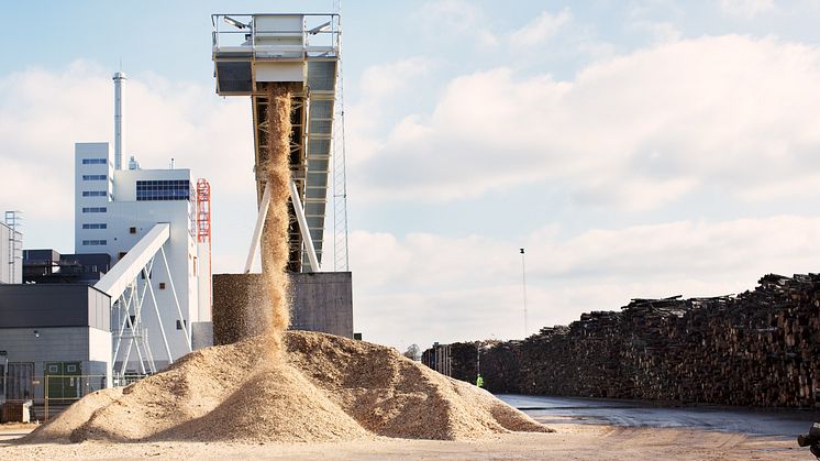 Örtoftaverket med lokal och hållbar elprodultion, är en bidragande orsak till Lunds kommuns goda resultat i klimatarbetet.Fotograf:Mads Armgaard 