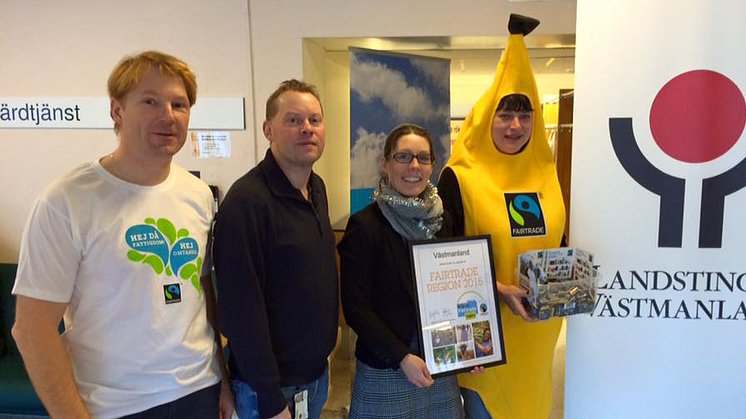 Västmanland först att bli diplomerad som Fairtrade region