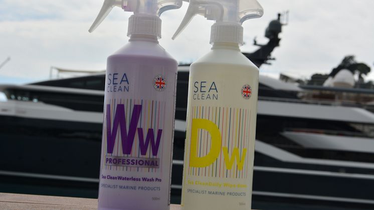 Sea Clean Waterless Wash Pro and Sea Clean Daily Wipedown