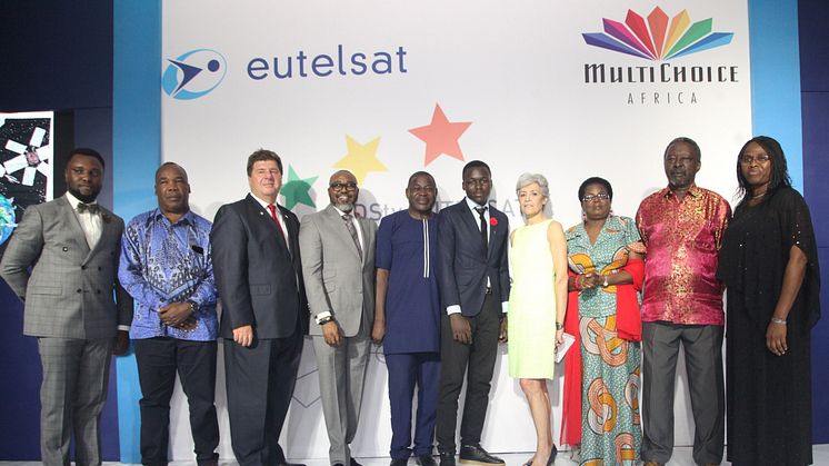 De jeunes Ethiopien et Nigérian vainqueurs de la 6ème édition des DStv Eutelsat Star Awards, une initiative d’Eutelsat et MultiChoice Africa 