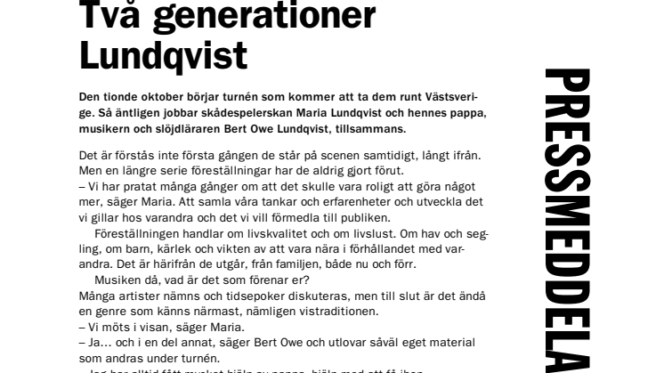 Två generationer Lundqvist