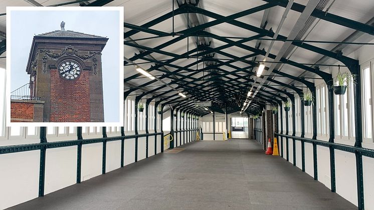 Nuneaton’s historic station clock and footbridge get £4m upgrade
