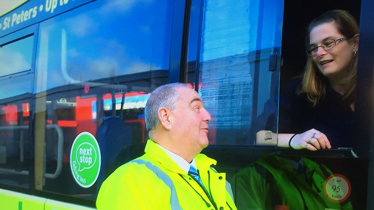 Bus staff are Strictly TV stars 