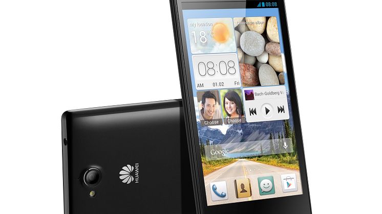 Huawei Ascend G740 front and back
