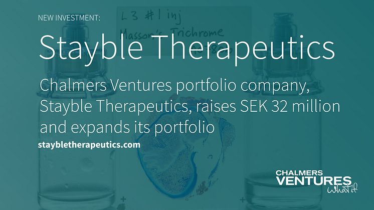 Stayble Therapeutics Chalmers Ventures