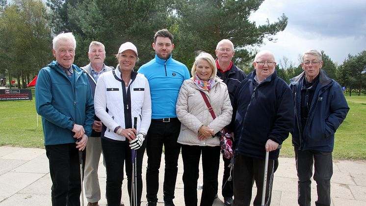 ​Stroke survivors tee off in Crewe during Make May Purple