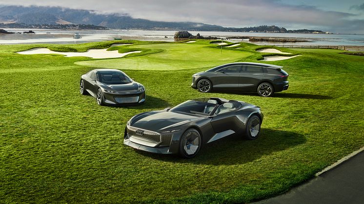 Audi grandsphere concept (2021), Audi skysphere concept (2021), Audi urbansphere concept (2022)