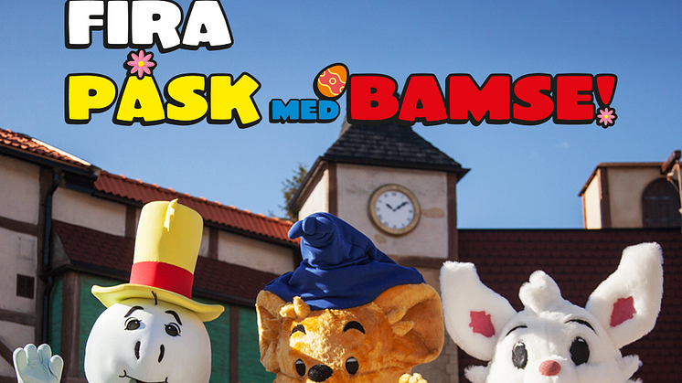 Påskfirande med Bamse inleder Kolmårdens säsong den 2 april