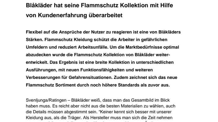 PDF PM Blaklader Flammschutz Relaunch