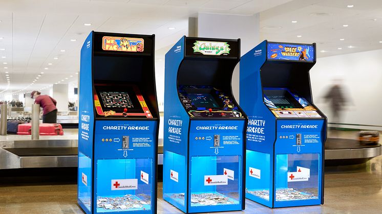 ​Swedish airports install gaming consoles for Red Cross charity donations