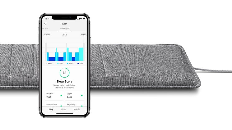 Get to know how you sleep with Withings Sleep Analyzer