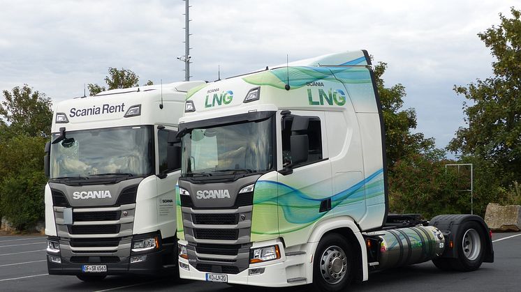 Der Scania R 410 LNG fuhr im Vergleich zum Diesel-Pendant 29 Cent/km Ersparnis an Kraftstoff- und Mautkosten ein.