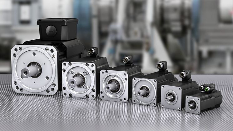 Bosch Rexroth nya produktserie är omfattande. Över 50 motorer i olika storlekar – med vridmoment från 0.8 Nm på upp till 360 Nm med ett varvtal upp till 9 000 varv per minut. 