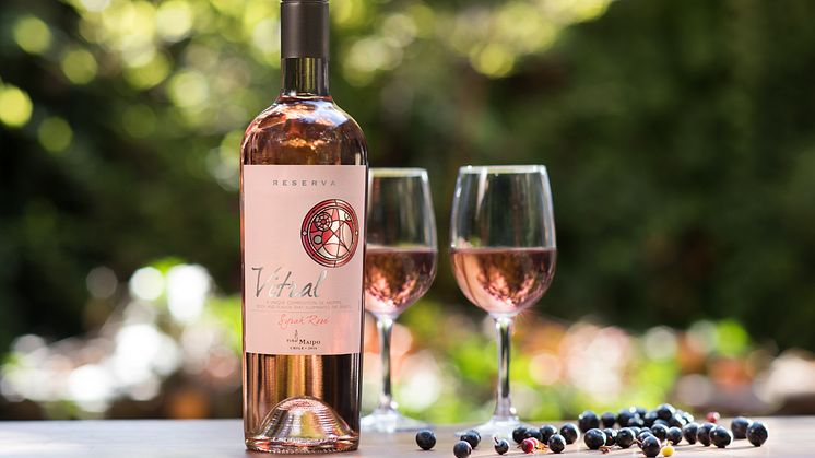 Viña Maipo Vitral Rosè fra Chile var nyhet i bestillingsutvalget i mars.