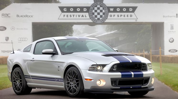 Fords snabbaste Mustang någonsin gör Europa-debut på brittiska Goodwood Festival of Speed