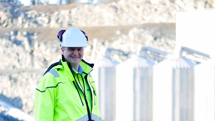 Styreleder i Norsk Bergindustri og daglig leder i Franzefoss Pukk, Henrik Bager. Foto: Anja Sønstevold