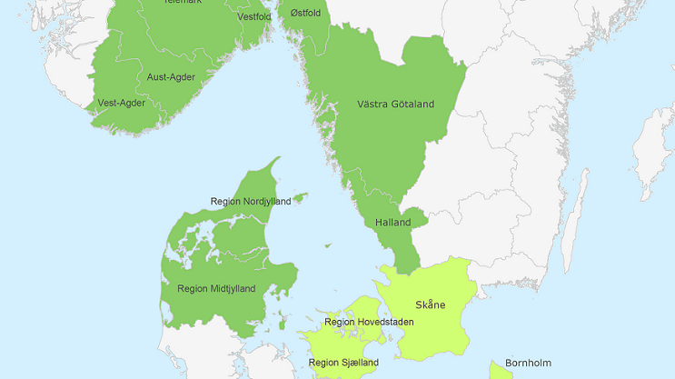 Sverige, Norge, Danmark och EU möts i Skåne för ett gränsöverskridande samverkansprogram