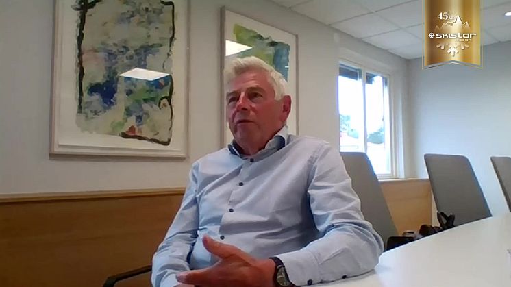 SkiStar 45 år - VD Stefan Sjöstrand intervjuar Mats Paulsson