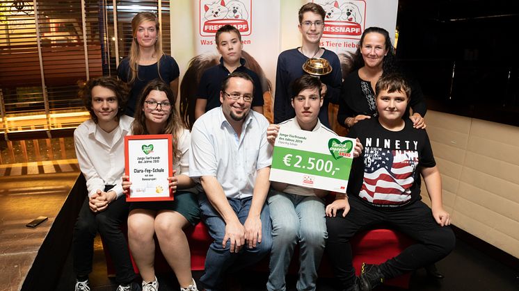 Gewinner der Kategorie "junge Tierfreunde": Clara Fey Schule