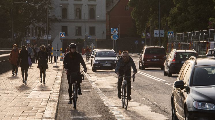 Infrastrukturplanen bidrar inte i tillräckligt stor utsträckning till finansiering av cykelinfrastruktur. Omslagsbild: Mostphotos/Sten-Åke Stenberg