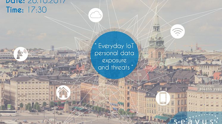 After Work Seminar: Everyday IoT personal data exposure and threats