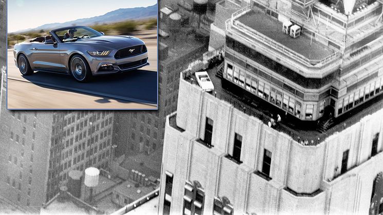 Ford Mustang firar 50-årsjubileum med utställning i Empire State Building