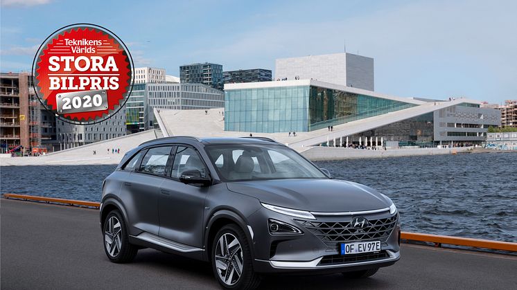 Hyundai NEXO belönas med Teknikens Världs Stora Bilpris 2020.