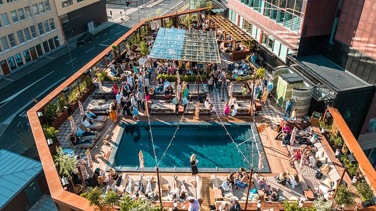 PAM'S Pool Deck & Lounge, utnämnd till topp 10 bästa takpoolen i världen