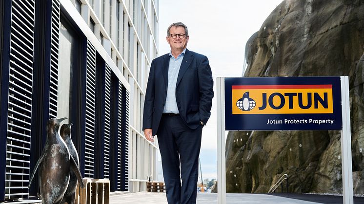 President and CEO Morten Fon, Jotun. Photo: Morten Rakke