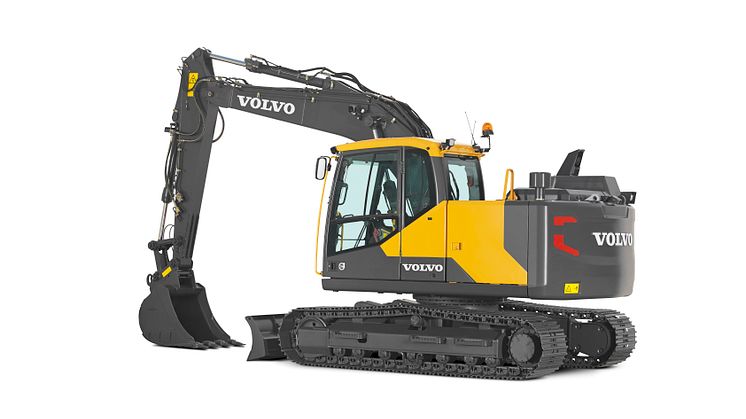 Volvo EC140E grävmaskin - frilagd