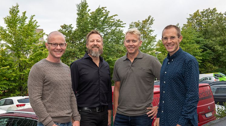 Henrik Quicklund, Samuel Freiholtz, Fredrik Skenhall och Hannes Andersson