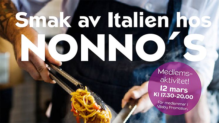 After Work med smak av Italien hos Nonno´s