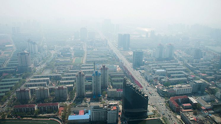 Forskningssamarbete om luftföroreningar och fotokemisk smog i Kina