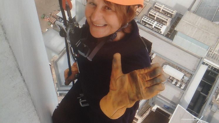Fear of heights was no bar to Isle of Wight fundraiser who abseiled the Spinnaker Tower