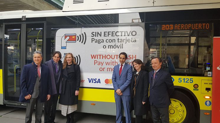 El pago con Visa llega a los autobuses públicos de Madrid