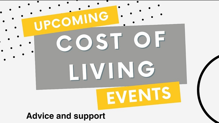 Get advice at cost of living events
