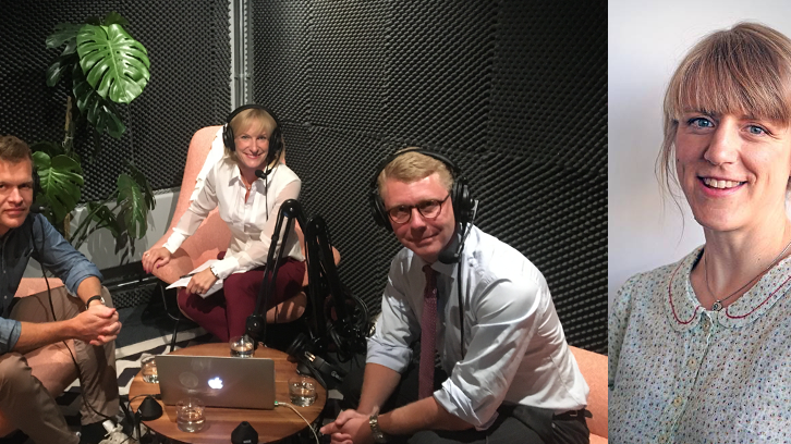Från vänster i bild: David Mothander, Kristina Alvendal, Kristoffer Tamsons och Anna Pernestål.