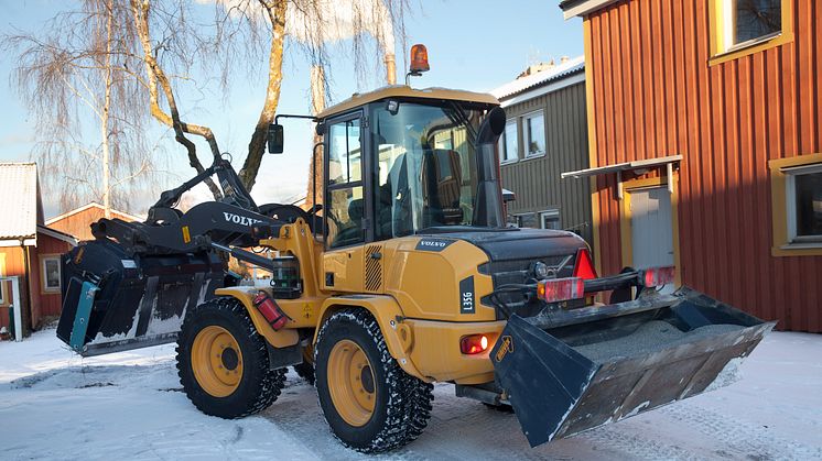 Volvo L35G - lösning för effektiv snöröjning